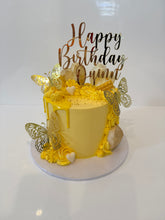 Load image into Gallery viewer, Metallic Butterfly Cake (pick your colour!)