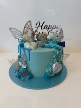 Load image into Gallery viewer, Metallic Butterfly Cake (pick your colour!)