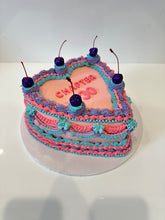 Load image into Gallery viewer, Vintage Heart Cake (any colour theme!)