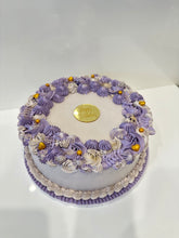 Load image into Gallery viewer, Piped Buttercream Message Cake (pick your colour)