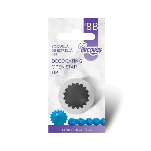 Nozzle Tip No 8B Open Star – The Cake Shop