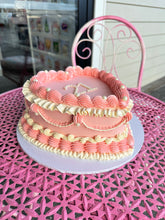 Load image into Gallery viewer, Vintage Heart Cake (any colour theme!)