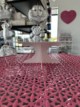 Load image into Gallery viewer, Scalloped Acrylic Cake Stand - Large (pick your colour!)