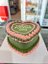 Load image into Gallery viewer, Vintage Heart Cake (any colour theme!)