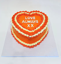 Load image into Gallery viewer, Vintage Heart Cake (any colour theme!)
