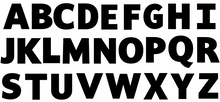 Load image into Gallery viewer, Acrylic Letter Stencil/Template (multiple sizes)