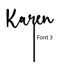 Load image into Gallery viewer, Personalised Name Topper