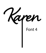 Load image into Gallery viewer, Personalised Name Topper