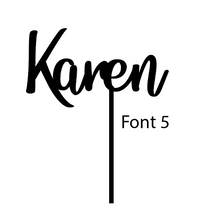 Load image into Gallery viewer, Personalised Name Topper