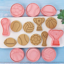 Load image into Gallery viewer, Sport Cookie Cutters - 8 piece
