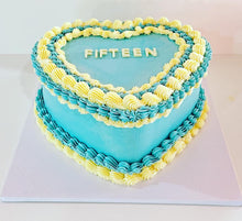 Load image into Gallery viewer, Vintage Heart Cake (any colour theme!)