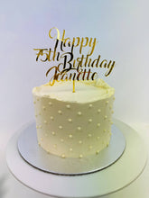 Load image into Gallery viewer, Happy Birthday with Name & Age Topper