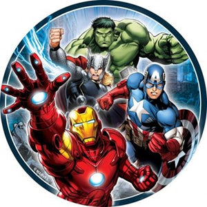 Avengers Round Edible Image