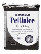 Black - Bakels Pettinice Fondant