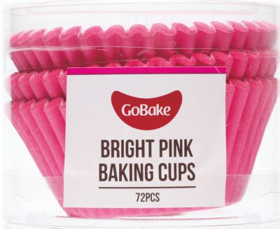 GoBake Bright Pink Baking Cups