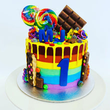 Load image into Gallery viewer, Rainbow Drip Cake