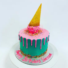 Load image into Gallery viewer, Ice Cream Drip Cake