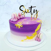 Load image into Gallery viewer, Ombre Cake with Leaf (pick your colour!)