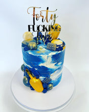 Load image into Gallery viewer, Marbled Buttercream Cake (You choose the colour!)