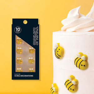 Sprinks Icing Decorations - Bumble Bee 10 pieces