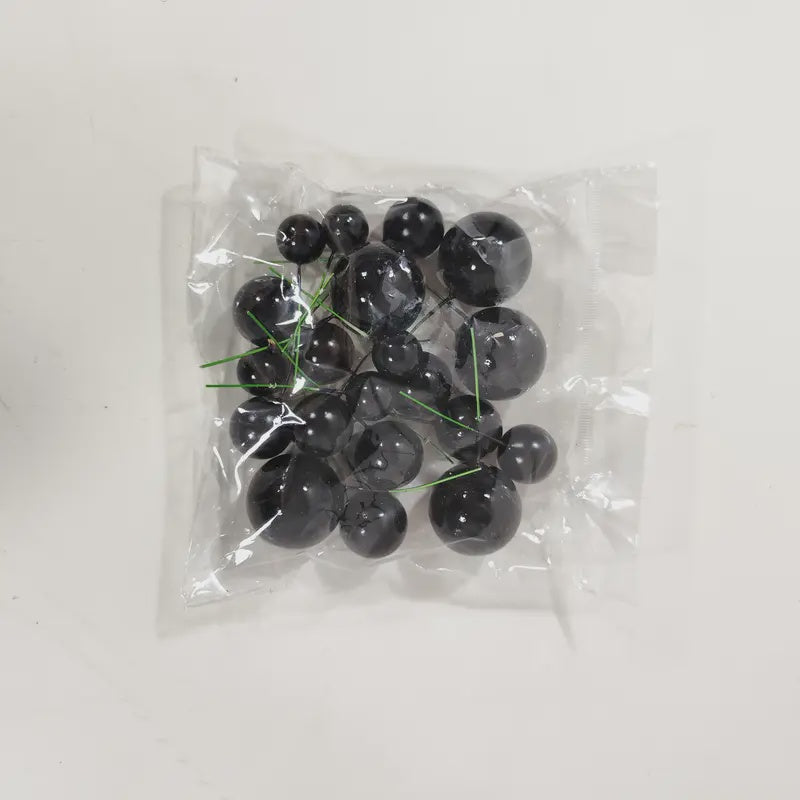 Black Cake Balls - Packet of 20