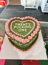 Load image into Gallery viewer, Vintage Heart Cake (any colour theme!)
