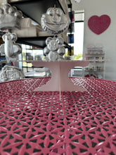 Load image into Gallery viewer, Scalloped Acrylic Cake Stand - Large (pick your colour!)
