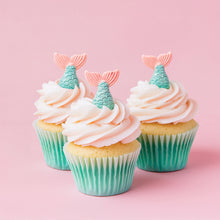 Load image into Gallery viewer, Sprinks Icing Decorations - Mermaid Tails 8 pieces
