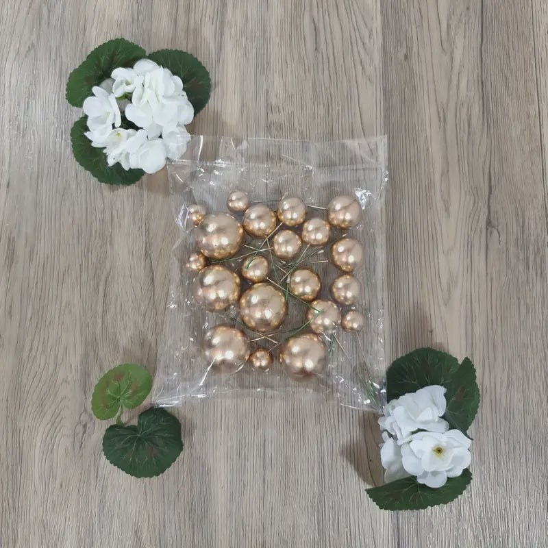 Gold Cake Balls - Packet of 20