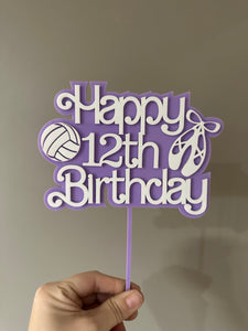 Double Layer Acrylic Topper