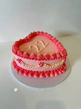 Load image into Gallery viewer, Vintage Heart Cake (any colour theme!)
