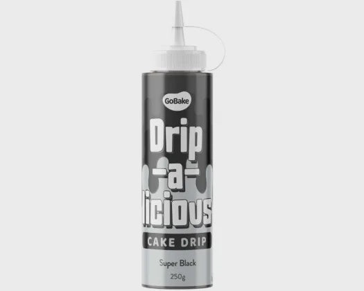 GoBake Drip-a-licious Cake Drip - Super Black