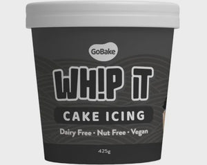 GoBake Whip It Buttercream Icing - Super Black