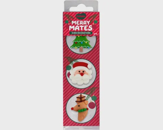Merry Mates Icing Decorations
