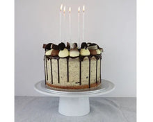 Load image into Gallery viewer, Super Tall GoBake Candles - White Silver Splatter
