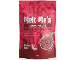 Melt Me's Choc Melts - Bright Red 200g
