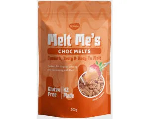 Melt Me's Choc Melts - Bright Orange 200g
