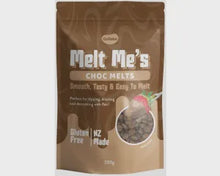 Load image into Gallery viewer, Melt Me&#39;s Choc Melts - Milk Choc 200g
