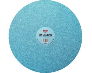 Blue Glitter 14" Round Cake Board - 6mm thick