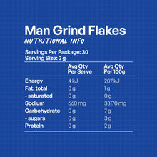 Load image into Gallery viewer, Pepper &amp; Me Man Grind Flakes 60g
