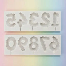 Load image into Gallery viewer, Balloon Numbers Silicone Mould
