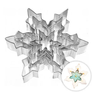 Snowflake cutters- Set of 5