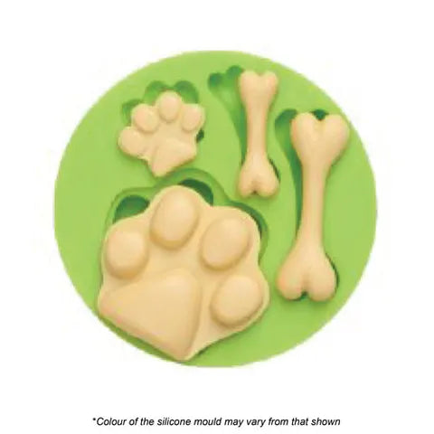 Dog Paw & Bone Silicone Mould