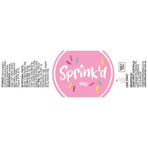 Sprink'd Shiny Metallic Gold Mix - 100g
