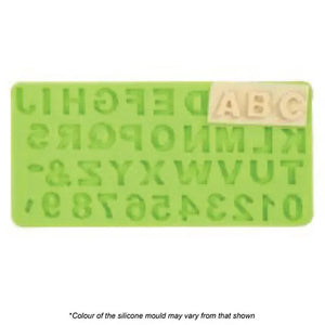 Alphabet & Number Silicone Mould