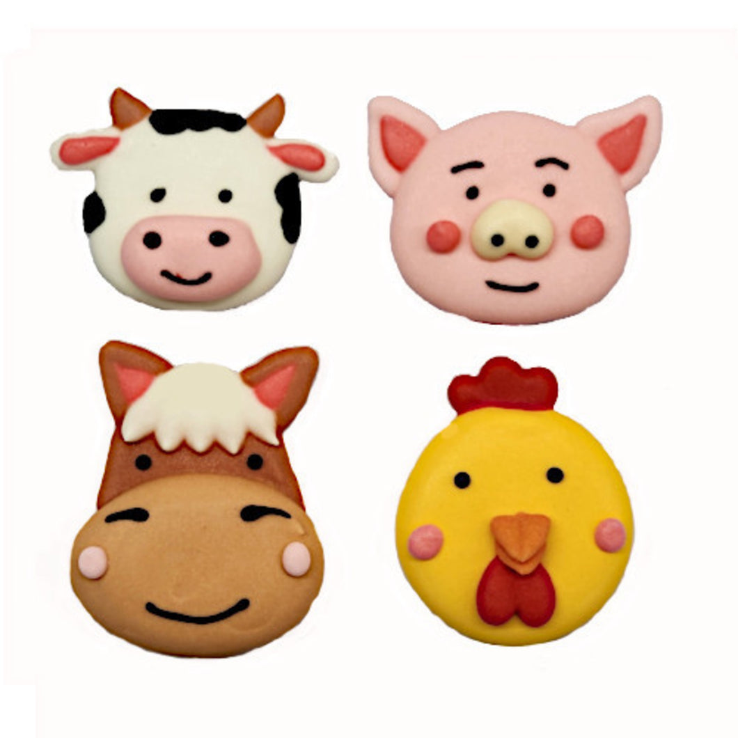 Icing Farm Animals - Packet of 4