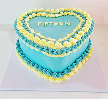 Load image into Gallery viewer, Vintage Heart Cake (any colour theme!)
