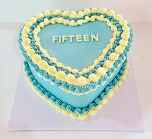 Load image into Gallery viewer, Vintage Heart Cake (any colour theme!)
