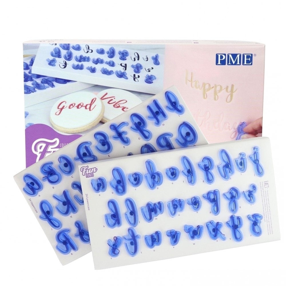 PME Fun Fonts Stamp Set - 52 Pieces