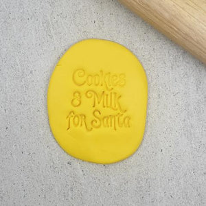 Cookies & Milk for Santa Embosser